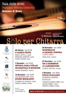 SOLO PER CHITARRA - Genzano 2021 - ok